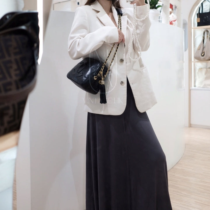 Chanel vintage camera chain bag