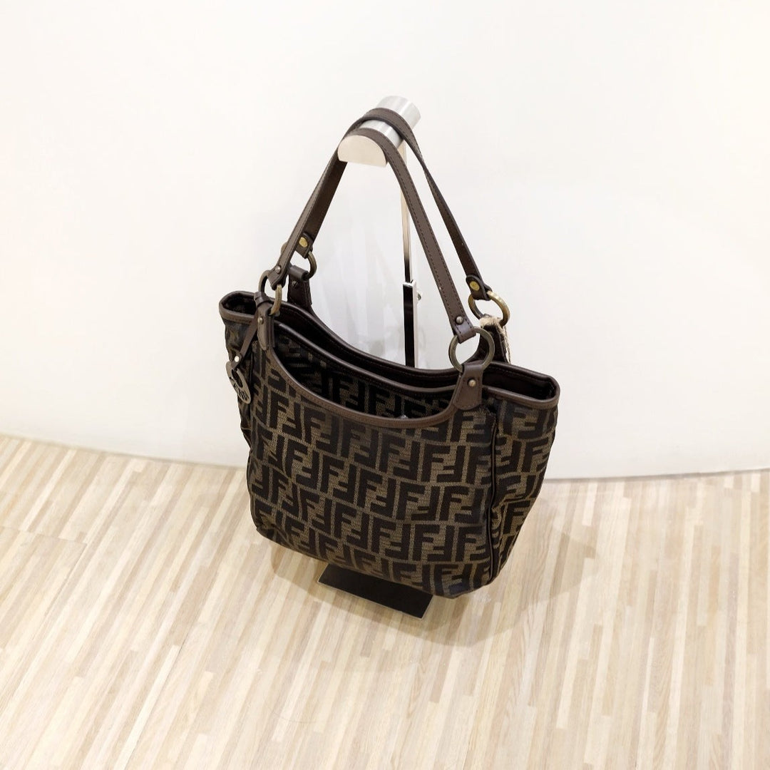 Fendi zucca canvas tote bag