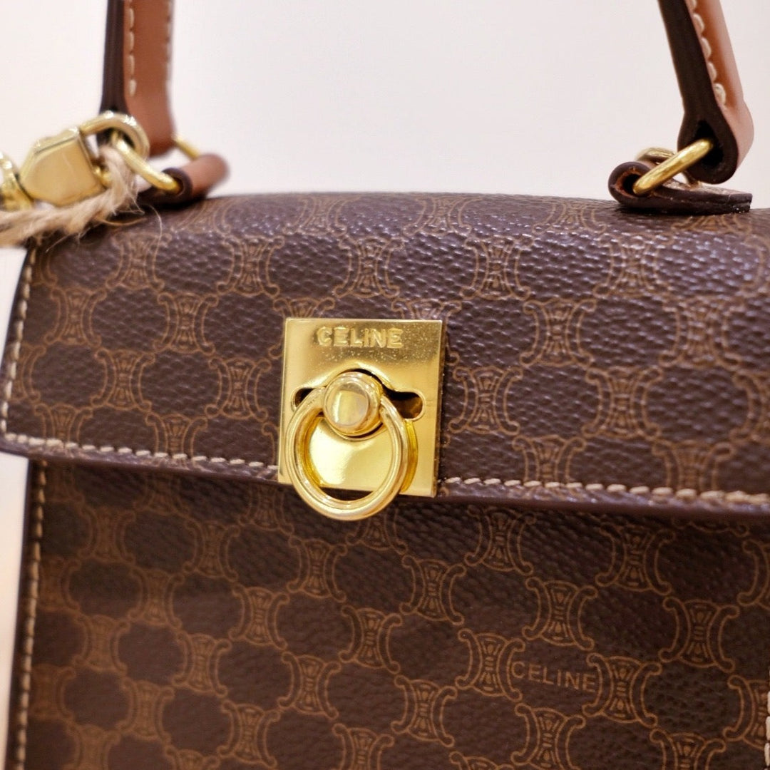 Celine Macadam Pattern 2way Mini Kelly