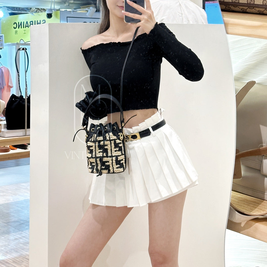 Fendi mon tresor mini bucket bag