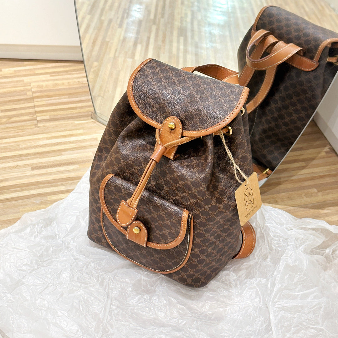 Celine vintage macadam backpack