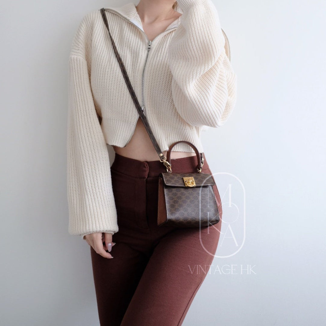 Celine Macadam Pattern 2way Mini Kelly