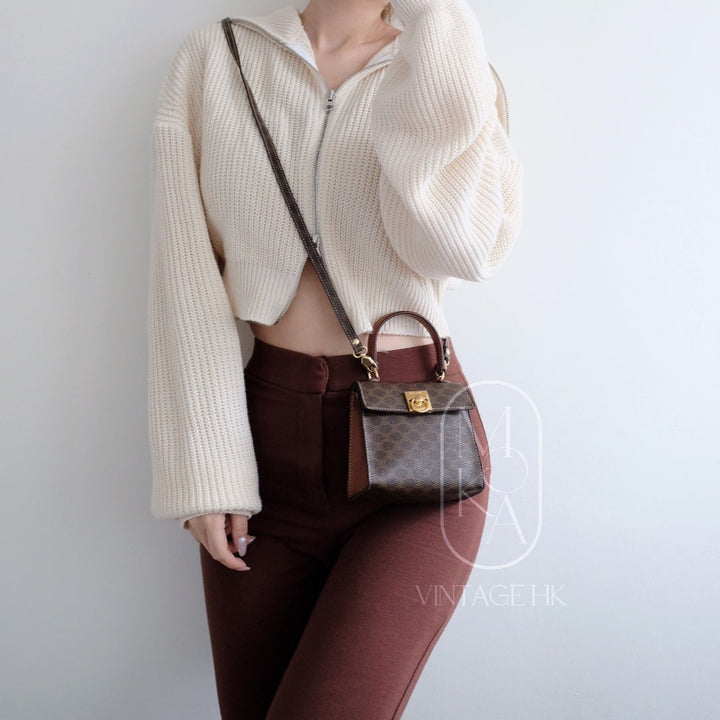 Celine Macadam Pattern 2way Mini Kelly