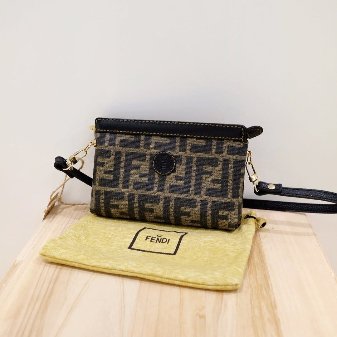 Fendi pouch +chain