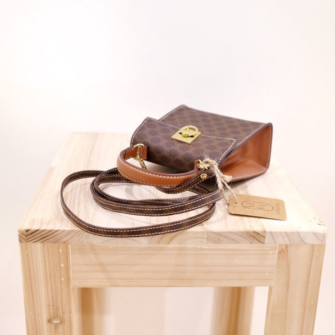Celine Macadam Pattern 2way Mini Kelly