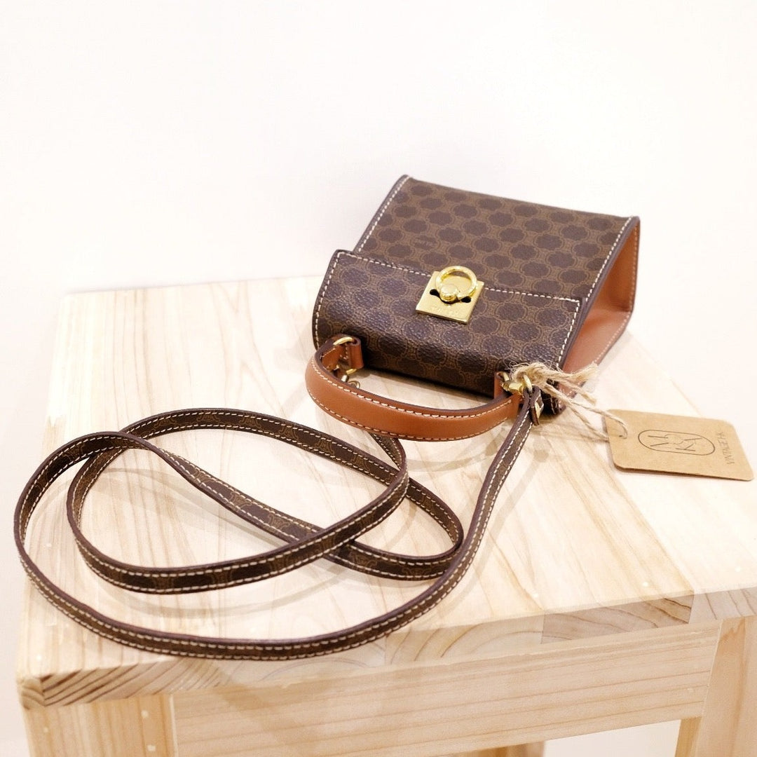 Celine Macadam Pattern 2way Mini Kelly