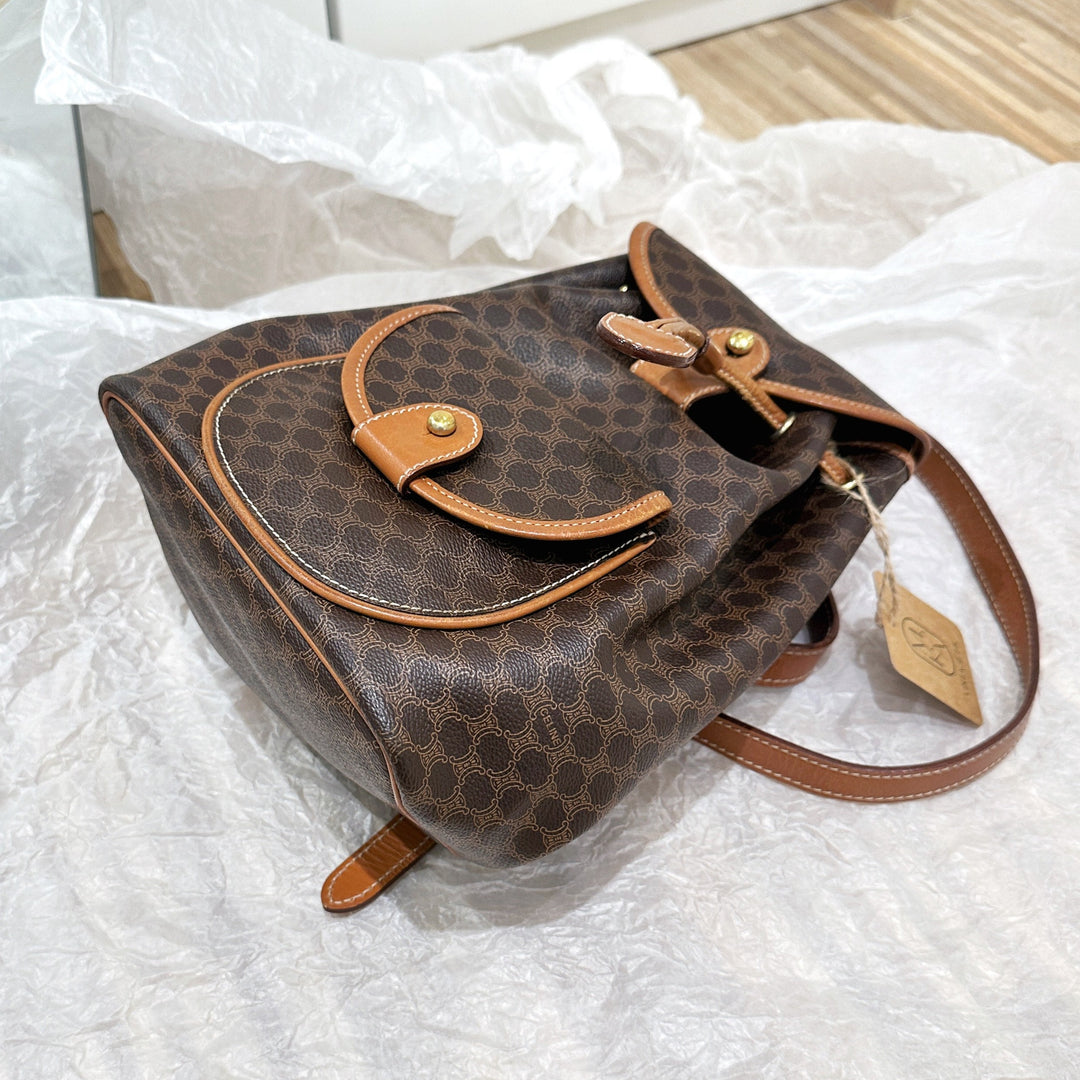 Celine vintage macadam backpack