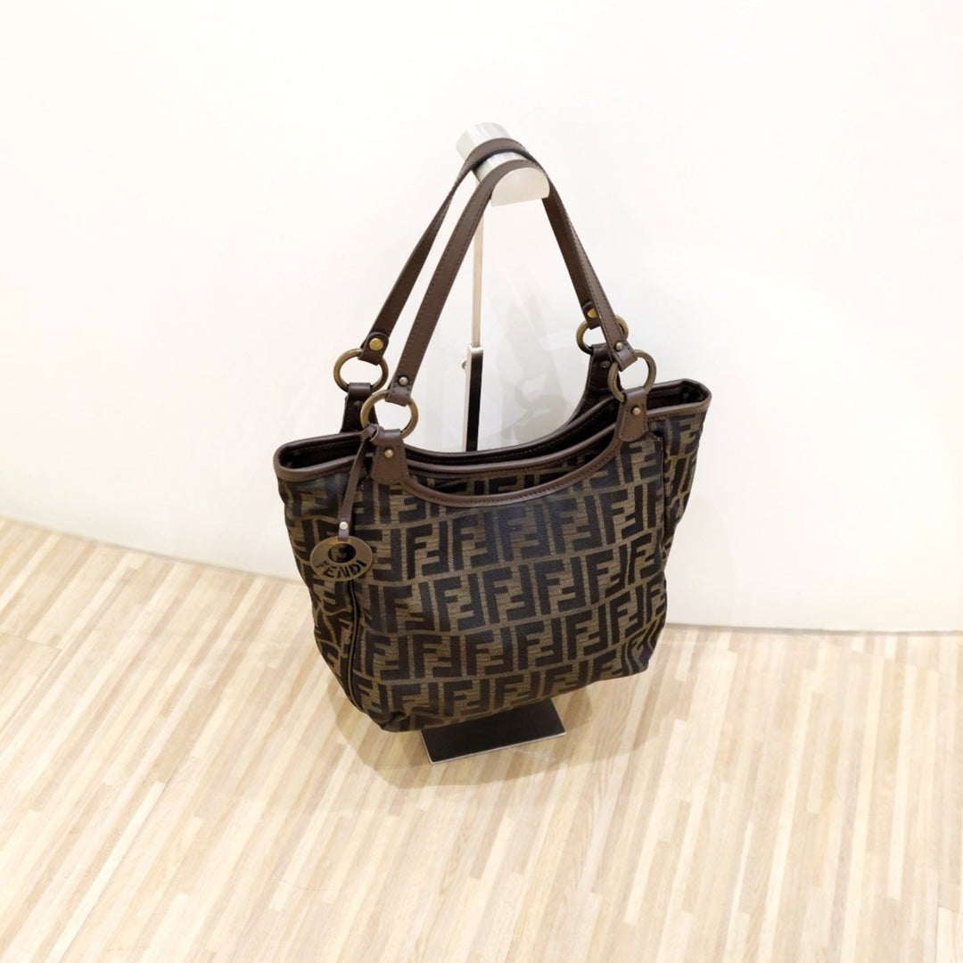 Fendi zucca canvas tote bag