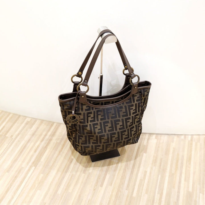 Fendi zucca canvas tote bag