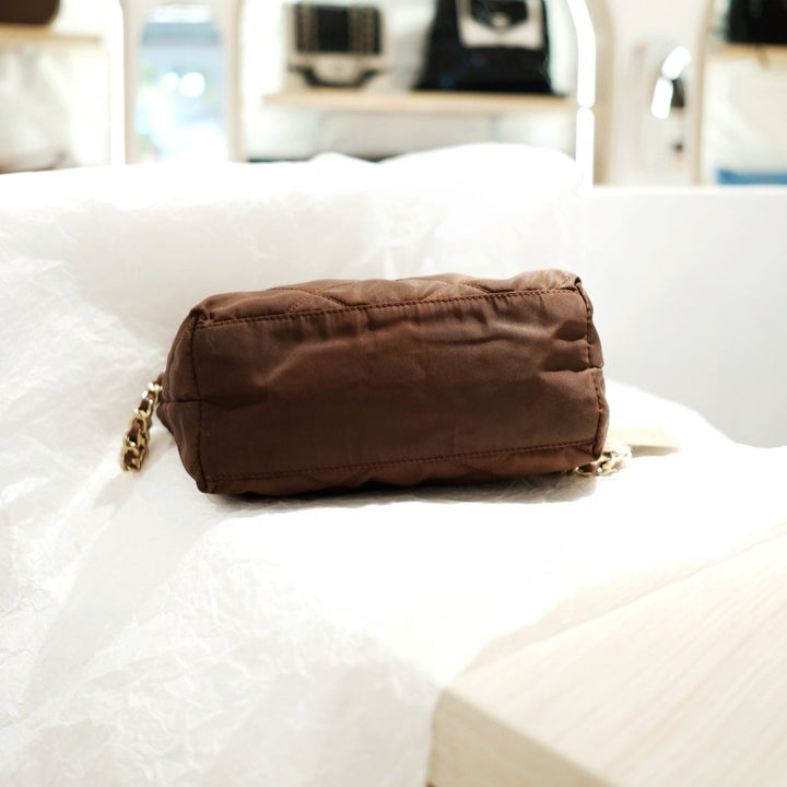 Prada vintage nylon chain bag