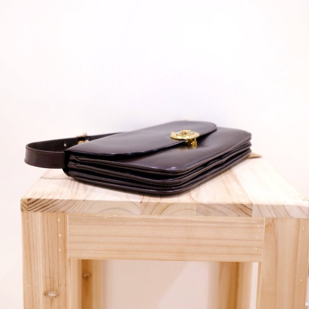 Celine Box Shoulder Bag (Brown)