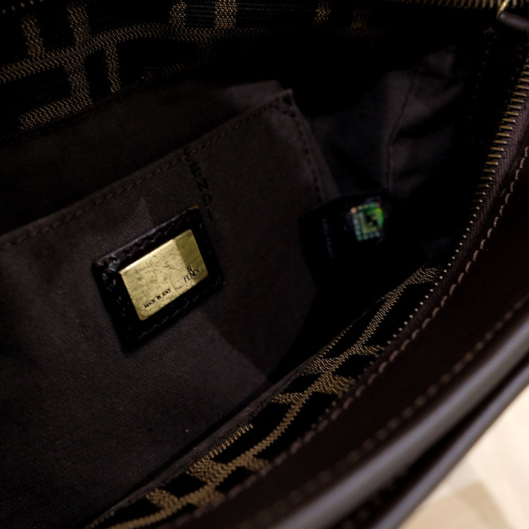 Fendi zucca canvas tote bag