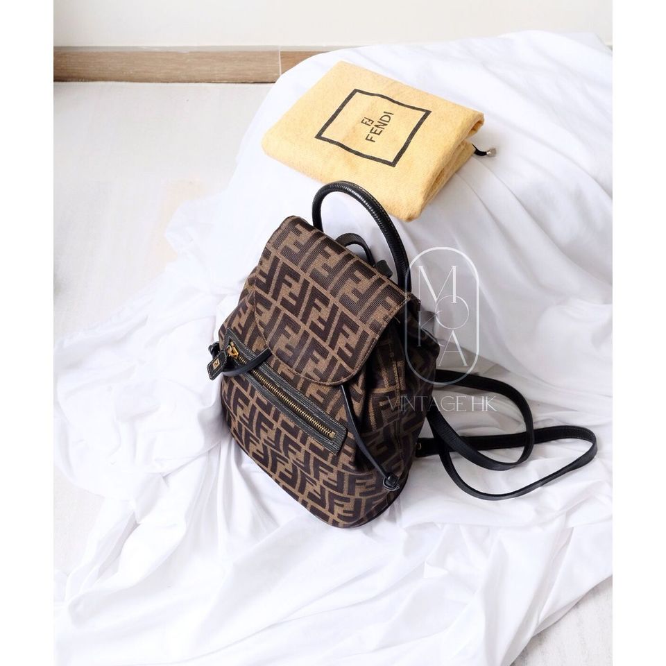 Fendi vintage zucca backpack