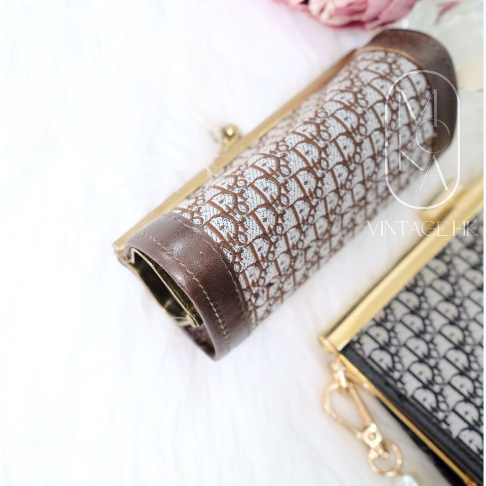 Dior vintage monogram coin purse