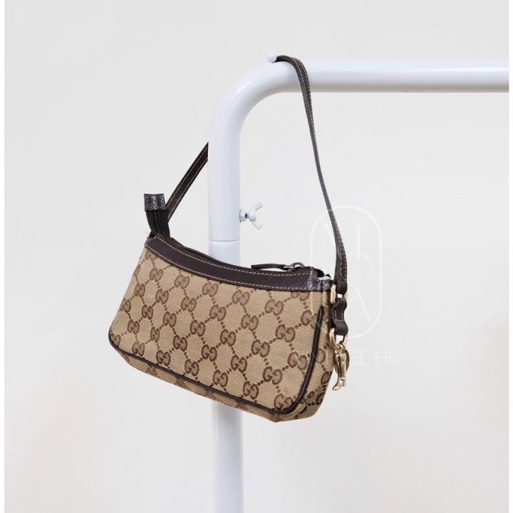 Gucci GG canvas leather shoulder bags