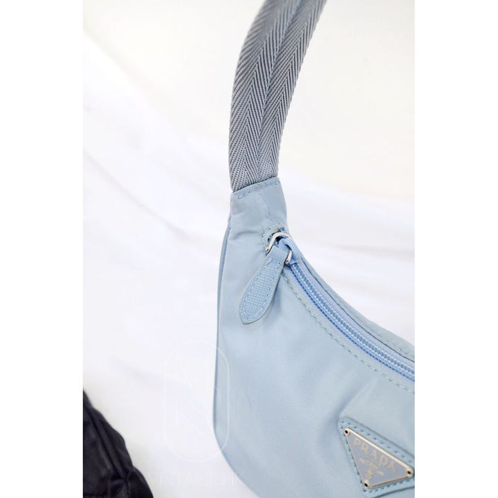 Prada nylon hobo bag