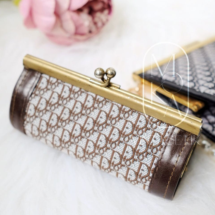 Dior vintage monogram coin purse