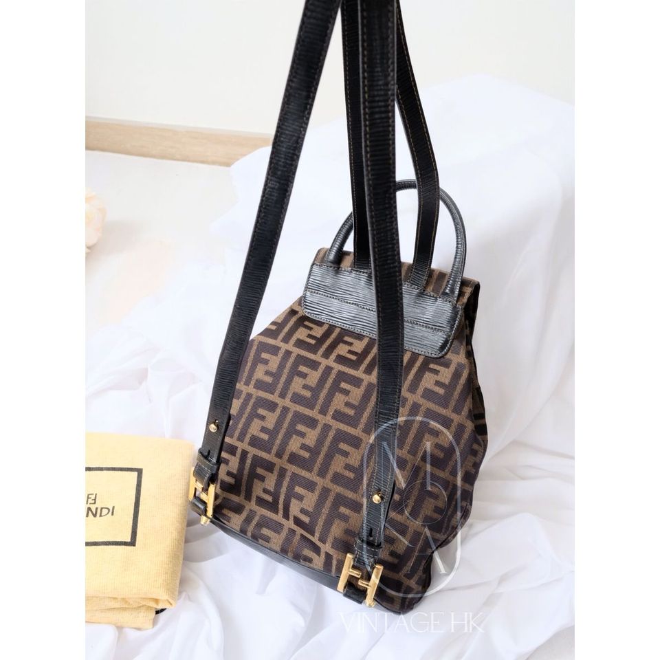 Fendi vintage zucca backpack