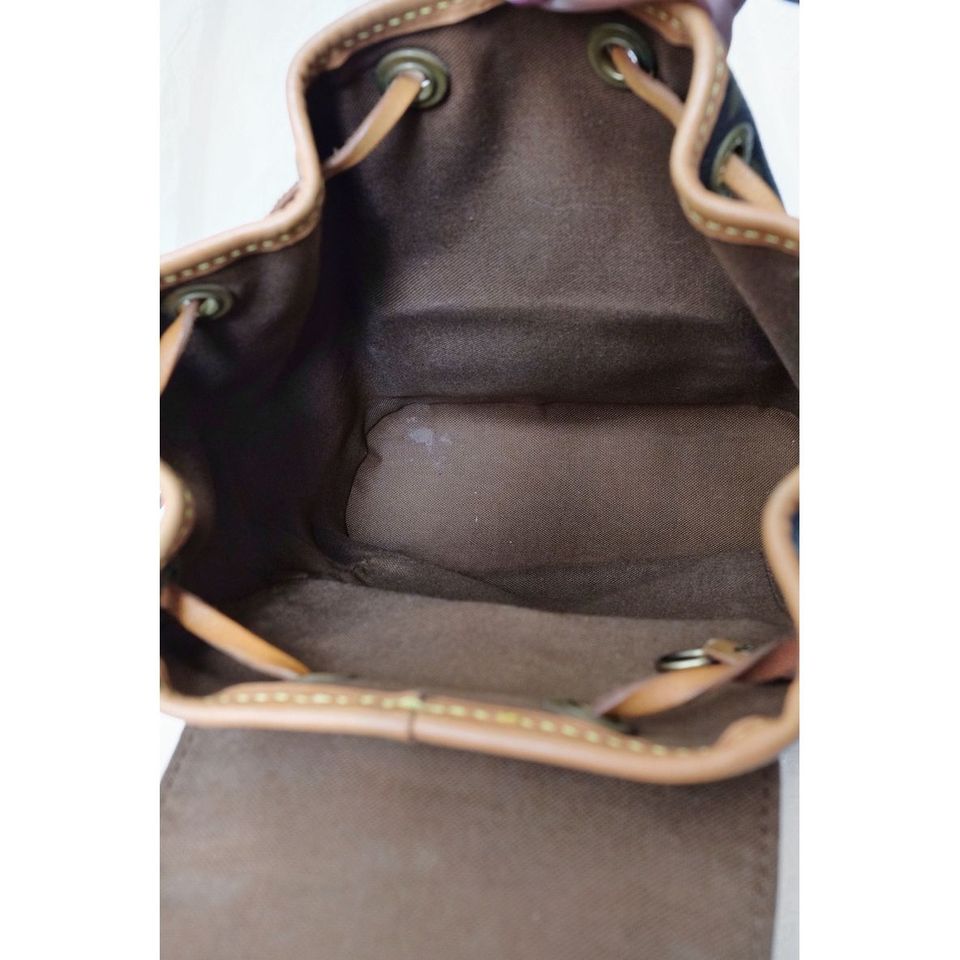 Louis Vuitton montsouris vintage leather backpack