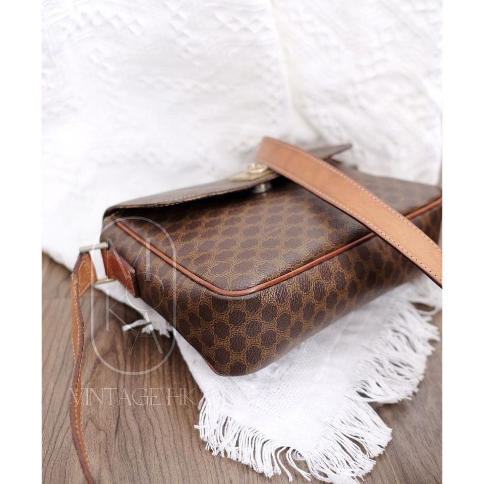 Celine vintage macadam shoulder bag