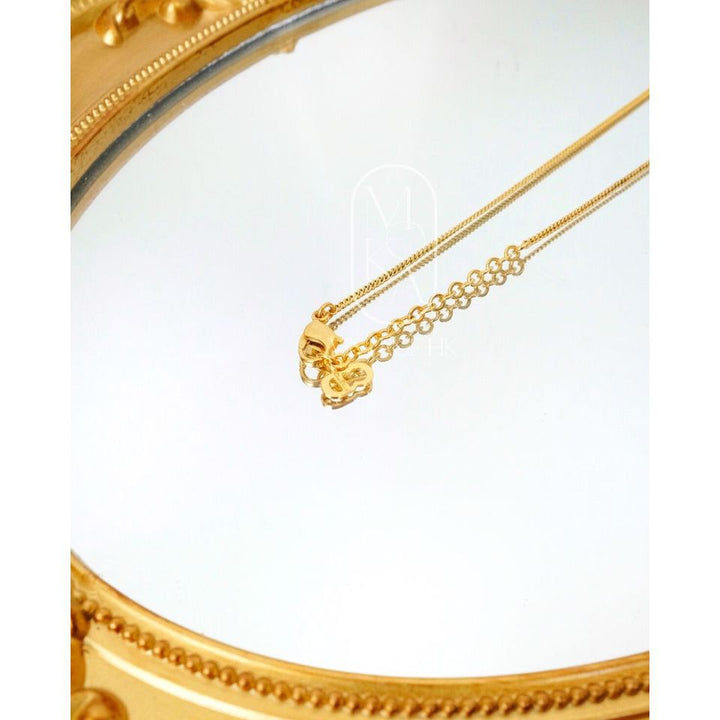 Dior vintage gold necklace