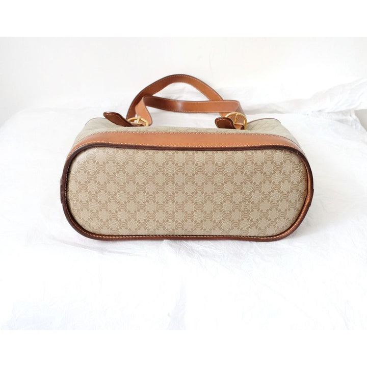 Celine triomphe vintage cloth tote bag