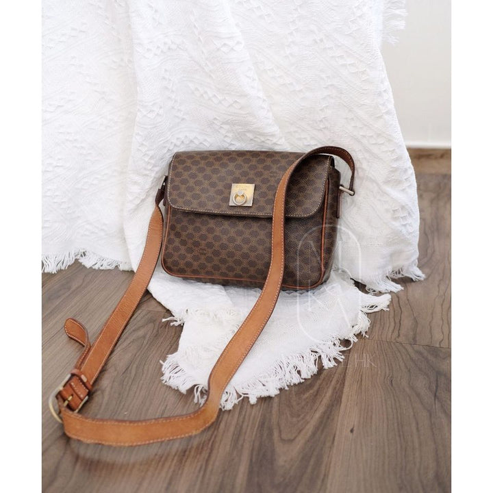 Celine vintage macadam shoulder bag