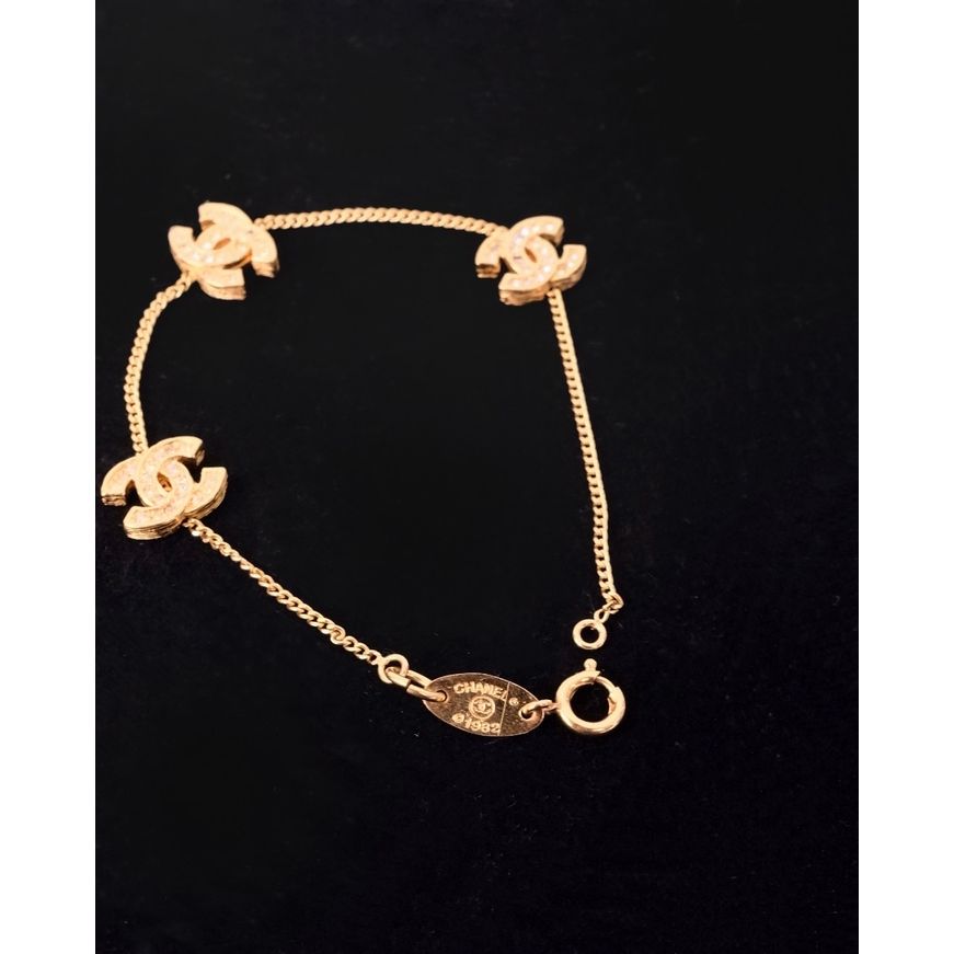 Chanel vintage CC bracelet