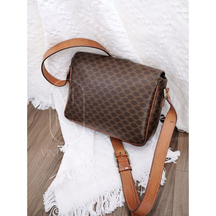 Celine vintage macadam shoulder bag