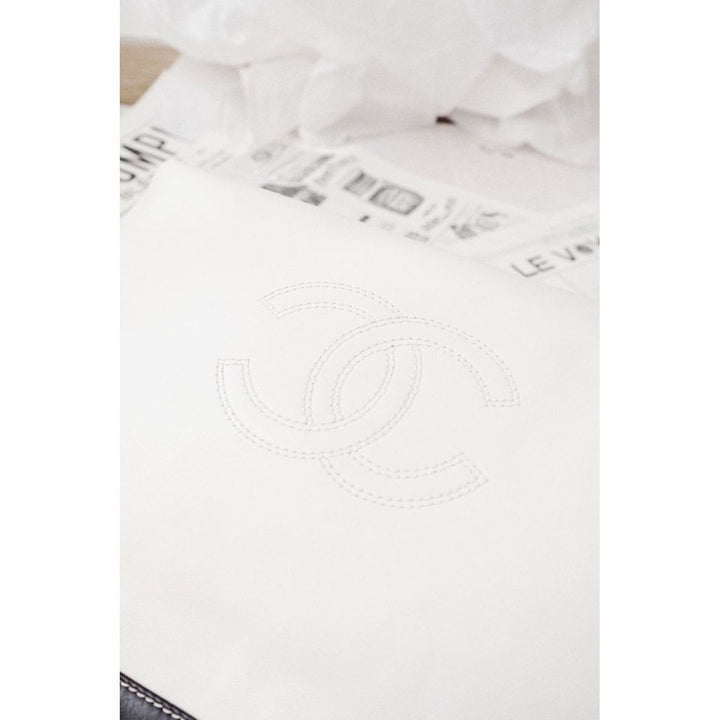 Chanel vintage sheepskin tote bag