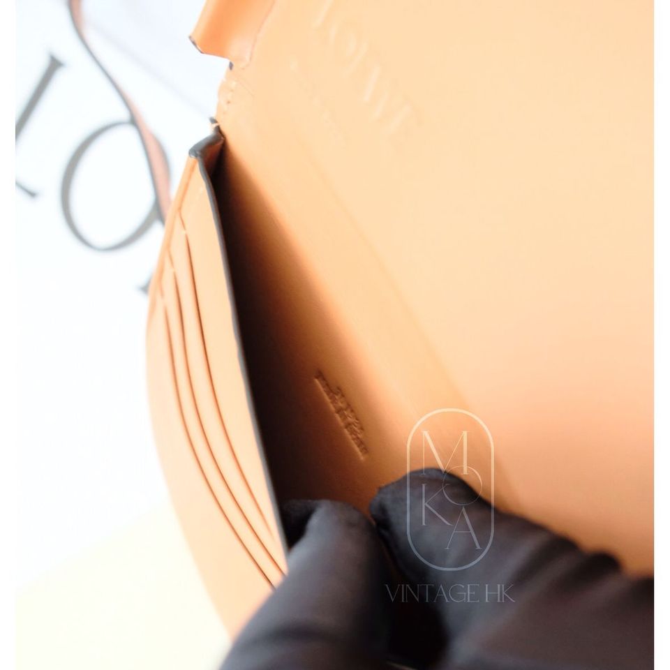 Loewe small heel pouch in soft calfskin