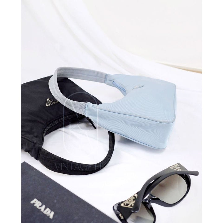 Prada nylon hobo bag