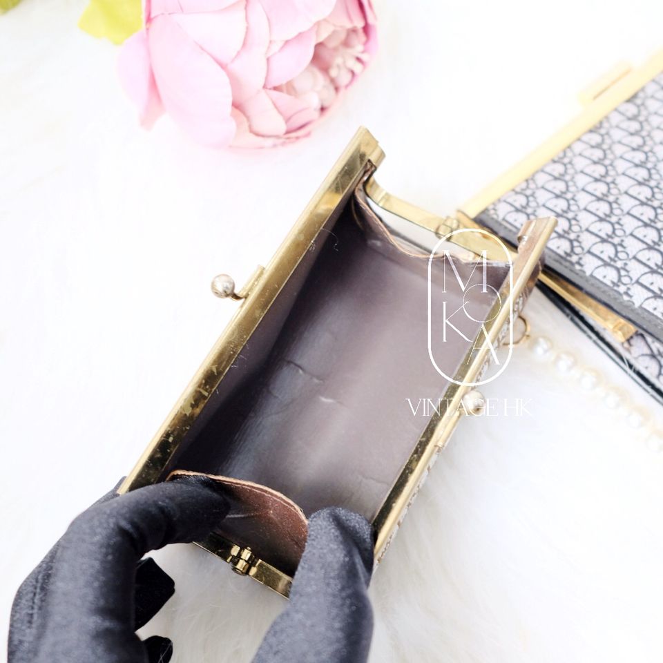 Dior vintage monogram coin purse