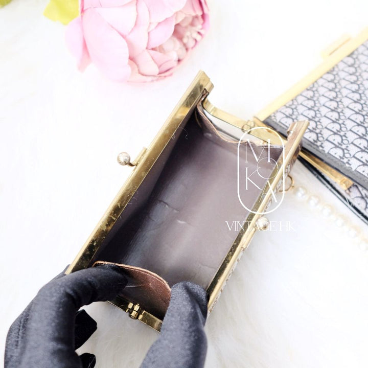 Dior vintage monogram coin purse