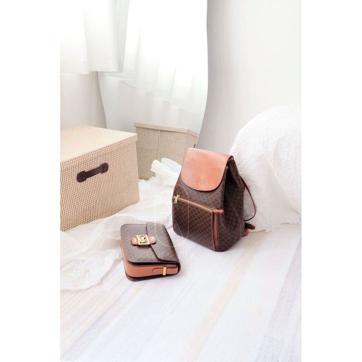 Celine vintage monogram backpack