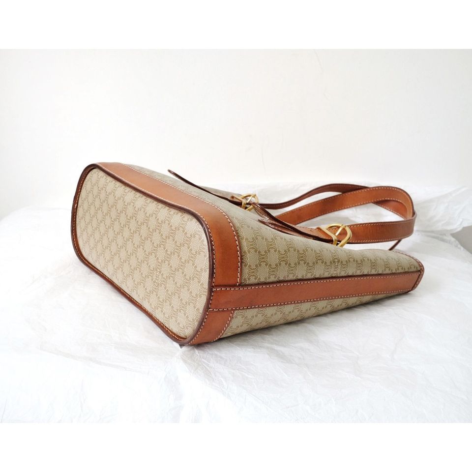 Celine triomphe vintage cloth tote bag