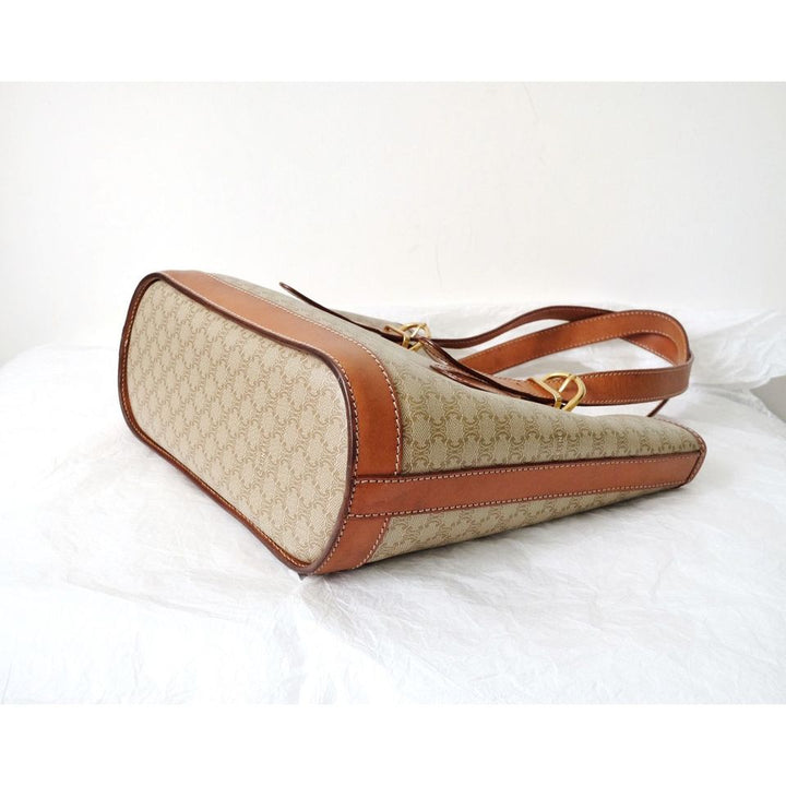 Celine triomphe vintage cloth tote bag