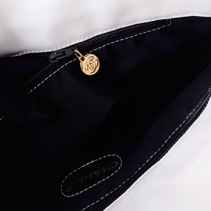 Chanel vintage sheepskin tote bag