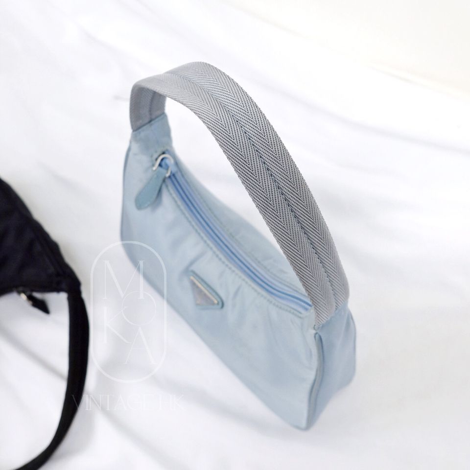 Prada nylon hobo bag