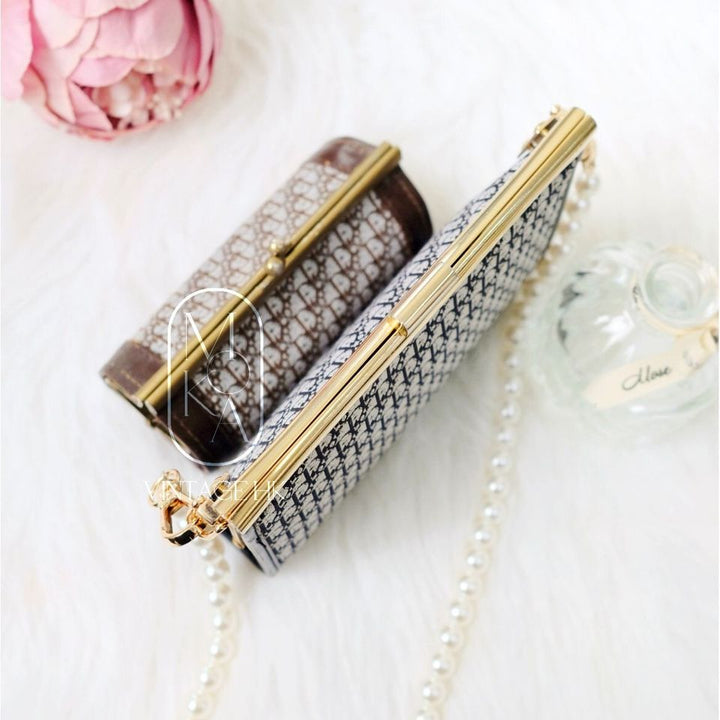 Dior vintage monogram coin purse
