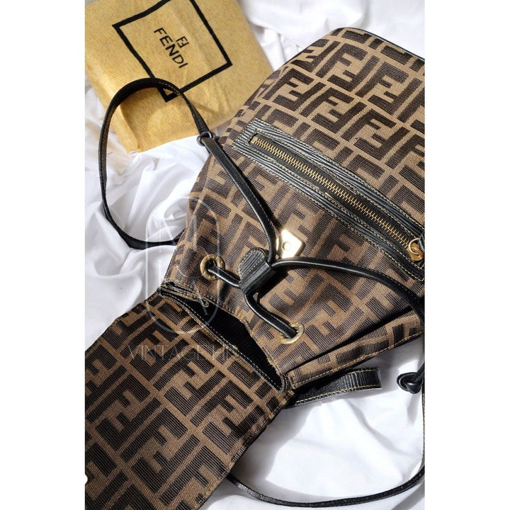 Fendi vintage zucca backpack