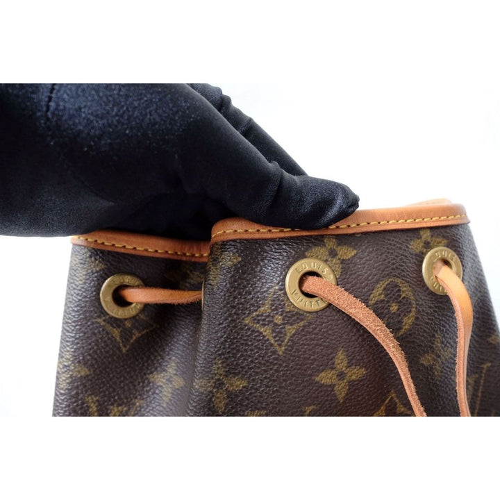 Louis Vuitton montsouris vintage leather backpack