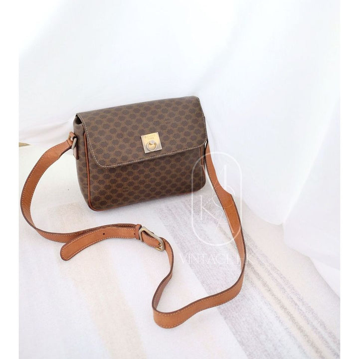 Celine vintage macadam shoulder bag
