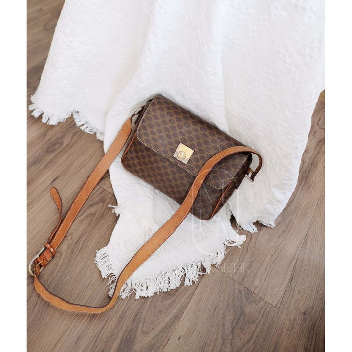 Celine vintage macadam shoulder bag