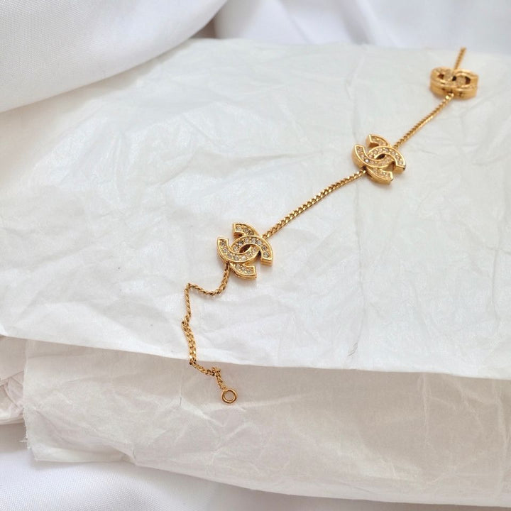Chanel vintage CC bracelet