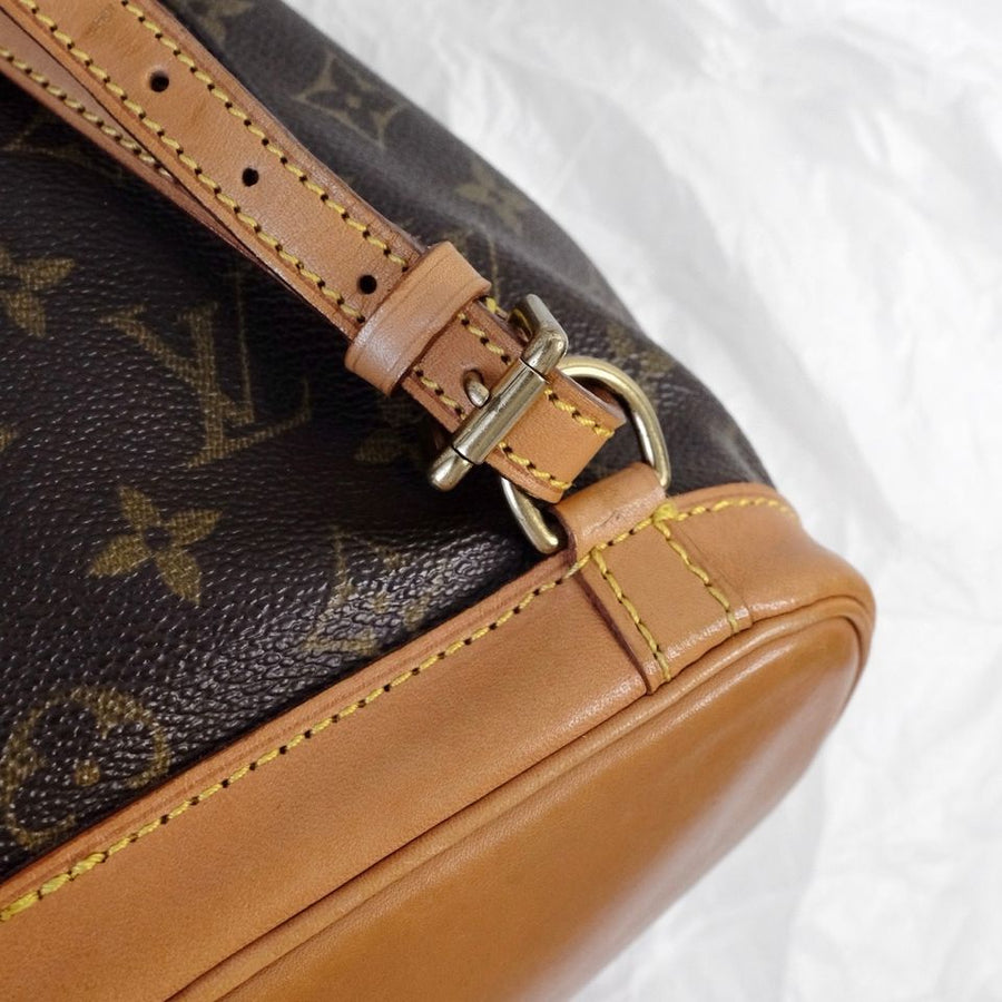 Louis Vuitton montsouris vintage leather backpack