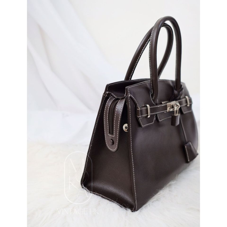 Hamano cowhide kelly handbag