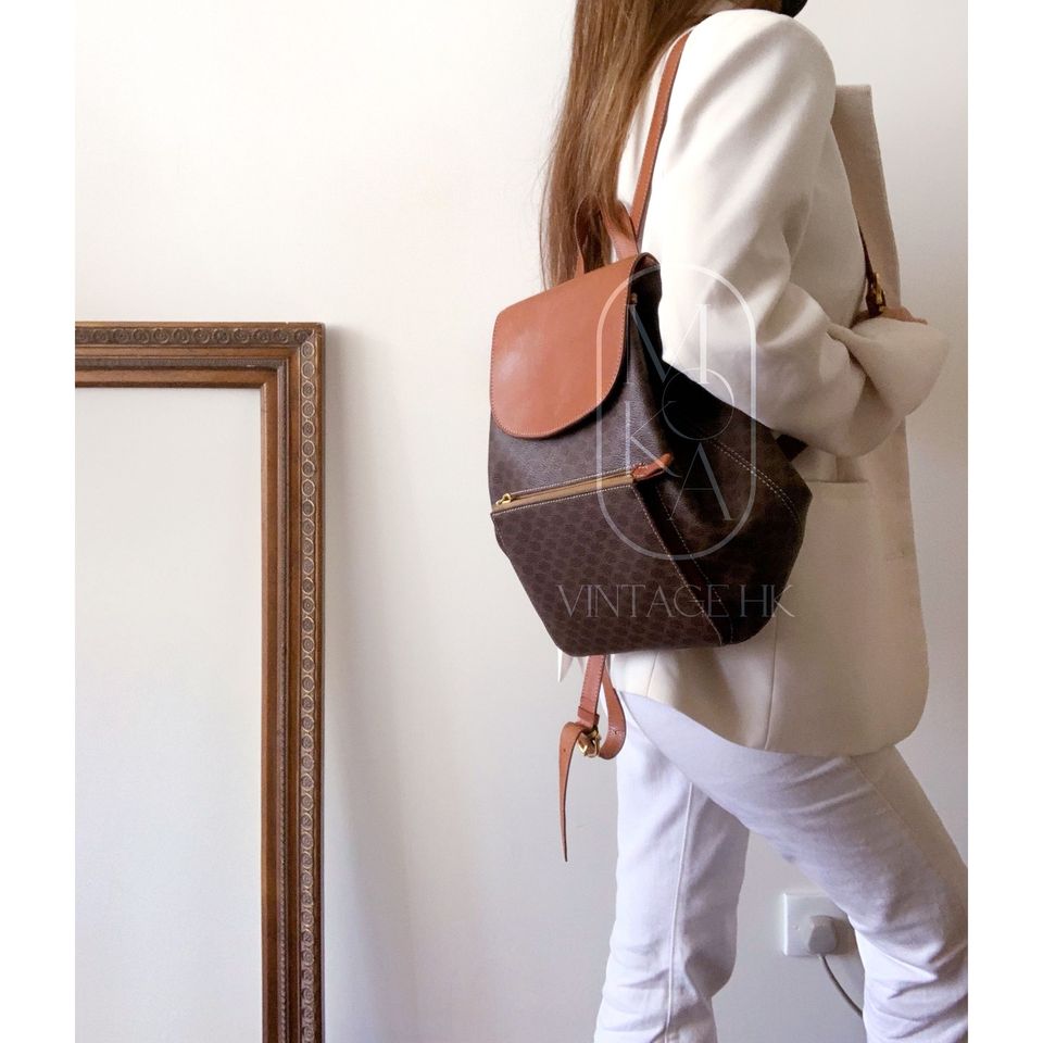 Celine vintage monogram backpack