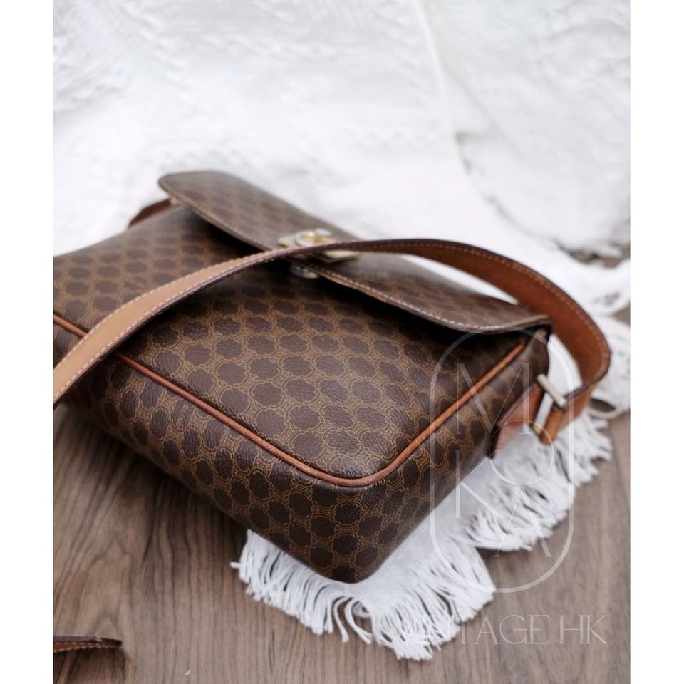 Celine vintage macadam shoulder bag