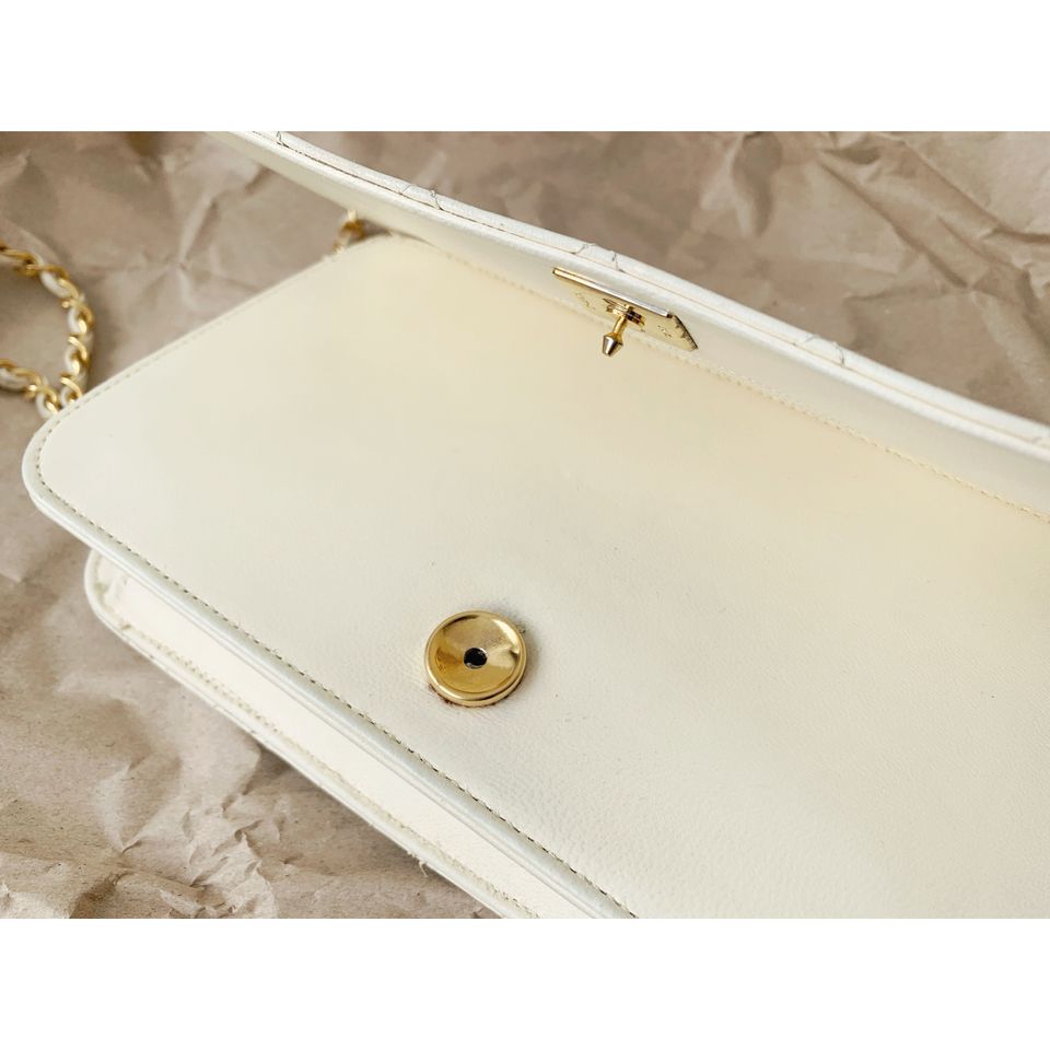 Chanel vintage quilted single flap bag